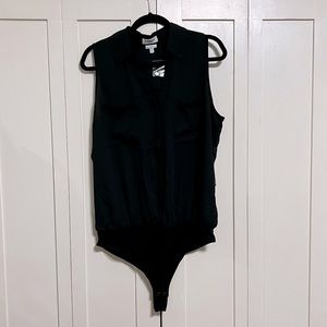 Black Express Sleeveless Bodysuit